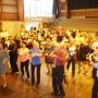 En fin de soirée les infatiguables danseurs de Madison occupent toujours la (...)