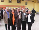 Roland SOLER Président de l'ANRO félicite Marie Polichetti