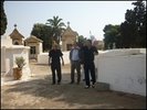 LE DEPUTE ERIC DIARD DEVANT LE CIMETIERE DE TAMASHOUET