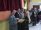 Remise du diplôme par Monsieur Cordier Président des anciens combattants