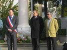 Roland SOLER et Michel PEREZ au côté de Monsieur Eric DIARD